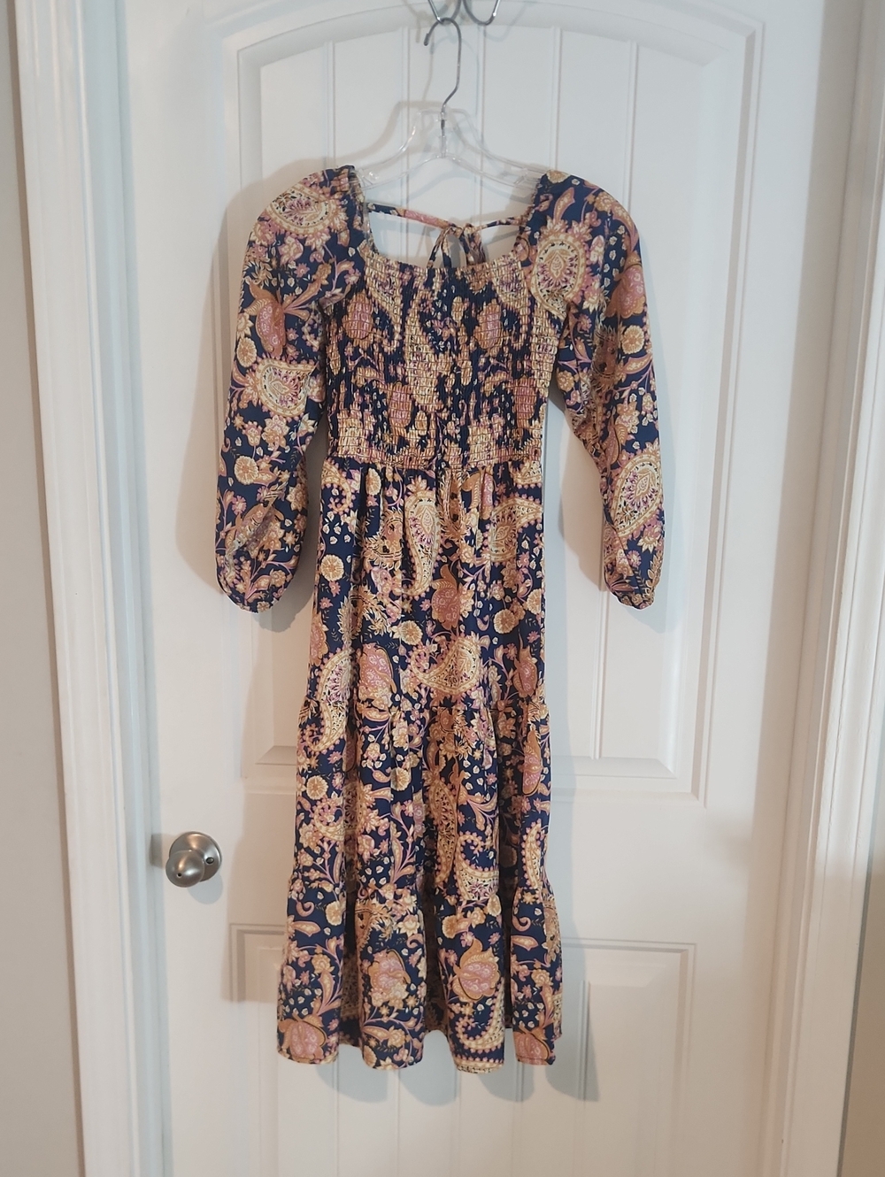 Rare Editions Girls Paisley Dress